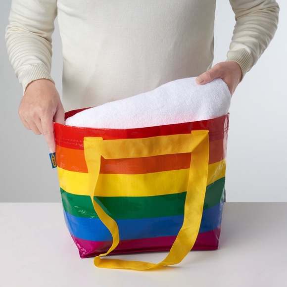 (2) IKEA STORSTOMMA LGBTQ Pride Reusable Tote Bag - Picture 2 of 3